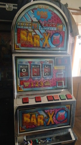 Fruit machine bar 30p play - bar, x