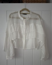 Zara White Ruffled Romantic