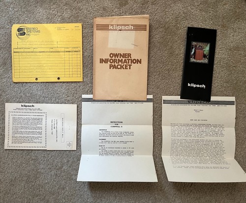 Owner information packet - information,