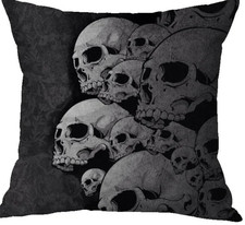 'Punk skull collage design'