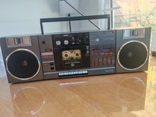 TOSHIBA RT-SX4 STEREO RADIO CASSETTE RECORDER VINTAGE - WORKING READ DESCRIPTION