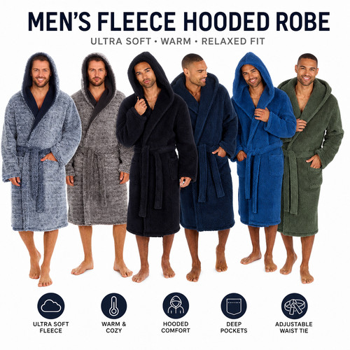 Mens dressing gown thick - dressing,