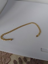 9 CT YELLOW GOLD 9.25 INCH BRACELET 8.39 GRAMS