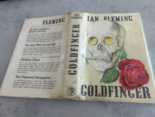 GOLDFINGER Original DJ CAPE FIRST EDITION 1st 1965 Ian Fleming James Bond 007