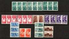 (955)    South Africa 1942-44 War Effort Set (all listed shades) SG97-104 M/Mint