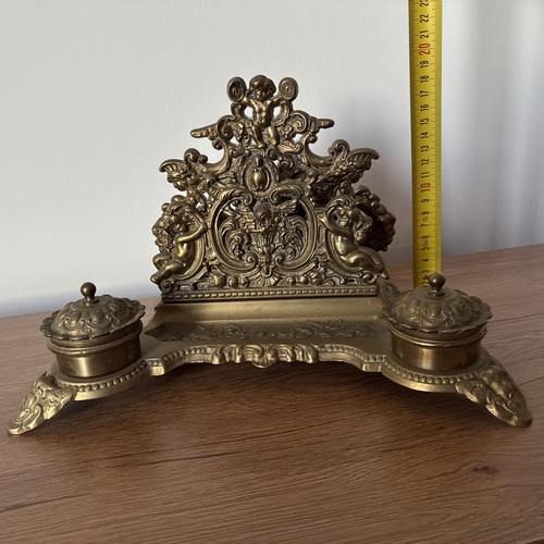 Vintage french rococo brass - ,