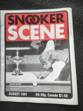 SNOOKER SCENE MAGAZINE -