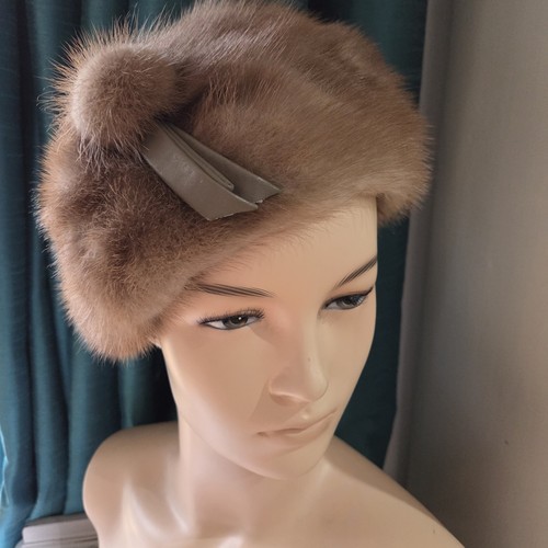 Mink fur hat - fur, vintage
