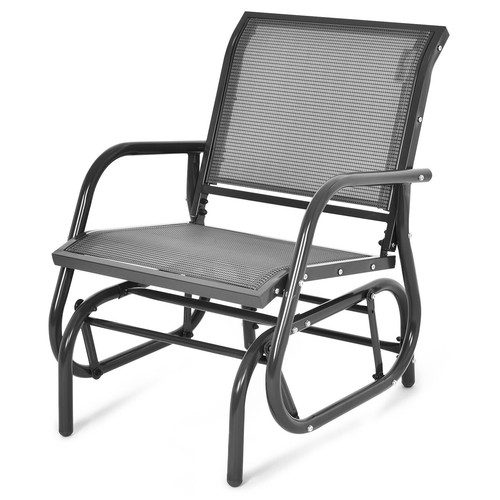 Garden glider chair - chair, metal