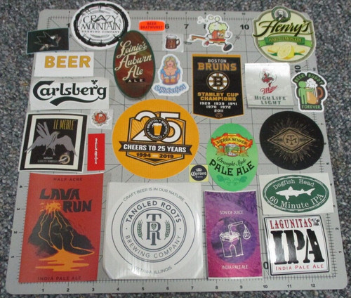 Beer sticker pack lot decal - lot,
