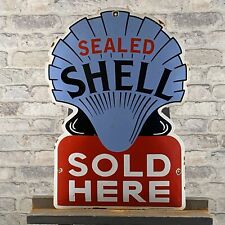 SHELL Enamel Sign 23.6x16.9"