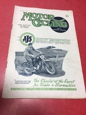Motor Cycling Magazine English Moto Trial Motocross Perreaux 1868 Steam 1947