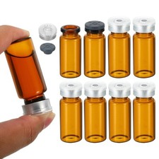 8 Pack 10ml Sample Vials Lab