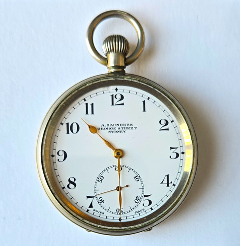 Saunders pocket watch - a.,