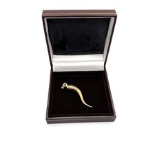 Unique ‘Horn of life’ 9ct Yellow Gold Hollow Pendant