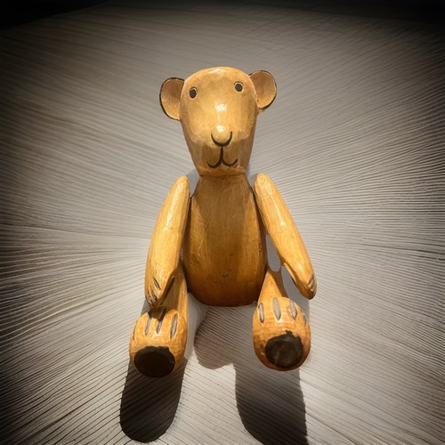 Vintage hand carved wooden - vintage, 12"