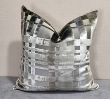 Designers Guild Colonnade Zinc Fabric Cushion Cover 45x45 cm