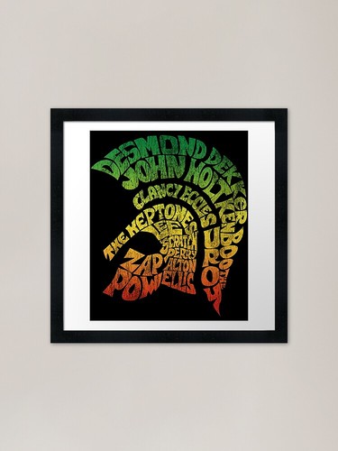 Trojan records framed art - trojan,