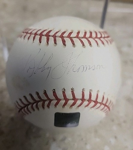 Bobby thompson signed topps - bobby,