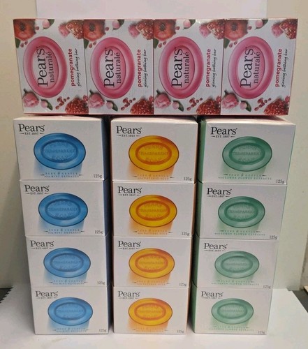 Pears soap blue green orange - soap, -green-orange