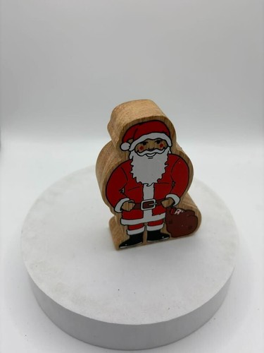 Wooden father christmas - wooden,