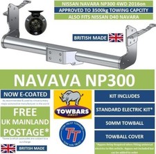 Towbar for Nissan NP300 Navara (D23) 4WD Pick Up 2016on Flange Tubular TNiS1