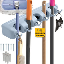 Wall Mounted Mop Organizer