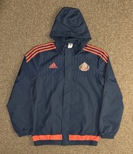 Sunderland AFC Adidas Waterproof Training Jacket, Medium, Excellent Condition