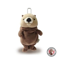 NEW Morisaka Global Mochi Rakko Mini 7x5x13cm Sea Otter Plush Toy Aquarium