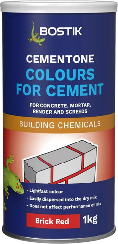 Colours for cement - cement, red