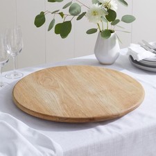 The White Company Lazy Susan Wooden Oak Rotating Board Serving Dinner Food