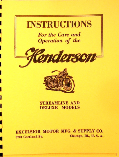 1929 henderson motorcycle - henderson,