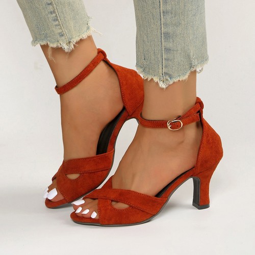 Women peep toe block heel - peep,