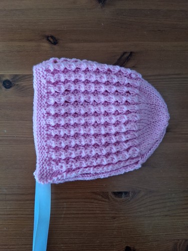 Baby girls pink knitted - pink,