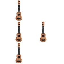  4 Pieces Guitar for Beginners Toddler Instruments Childrens Ukulele