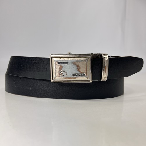 Apple vintage black - black, leather