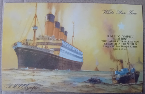 Modern titanic postcard - modern,