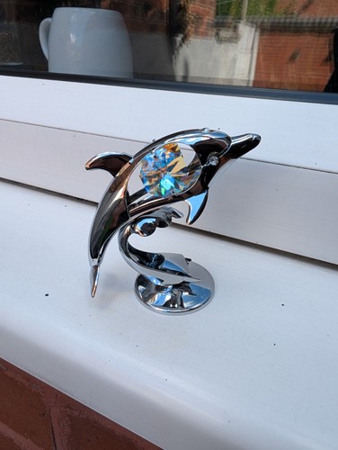 Crystocraft dolphin ornament - dolphin,