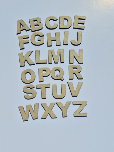 Wooden alphabet letters z - alphabet, a-z