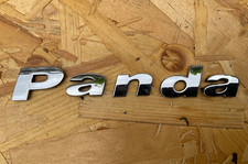 FIAT PANDA CHROME DECALS 2003 - 2011 Tailgate Letters Used