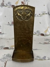 J.CO Brass Art Nouveau Birds Glasgow School Wall Hanging Candle Holder Sconce