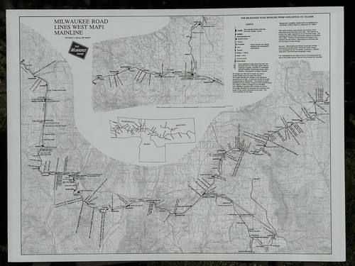 Milwaukee road lines west - road,