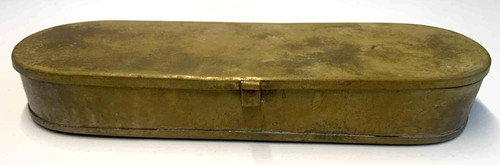 Ww1 brass trench art case - brass, /