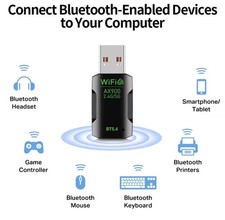 Ax900 usb wifi bluetooth - wifi, 6