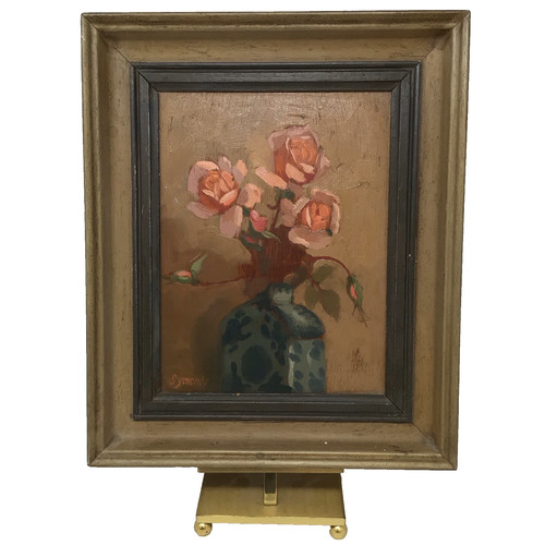 Original vintage oil painting - original,