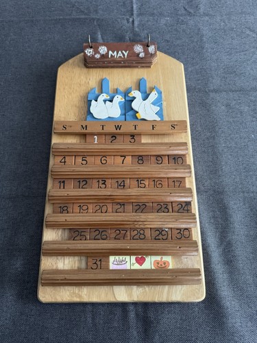 Perpetual wall hanging - , wooden