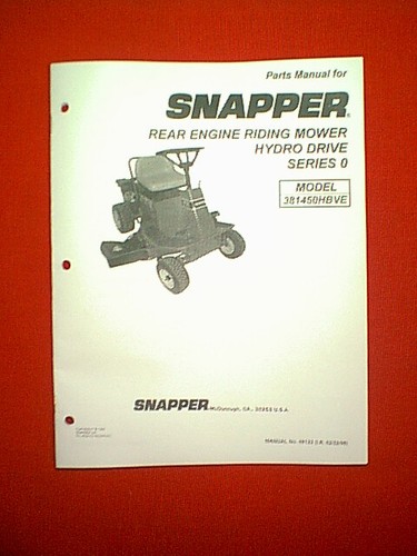 Snapper rear engine riding - snapper,
