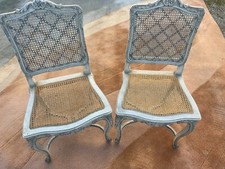 antique Pair cane chairs