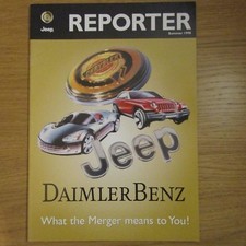 DAIMLER-BENZ Chrysler Neon Voyager Prowler Jeep REPORTER Magazine Brochure 1998