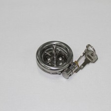 Stainless Steel Chastity Cage Device Flat Cage with Tube Small Cage Bondage SM